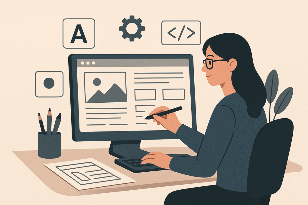 Grafische vormgeving websites